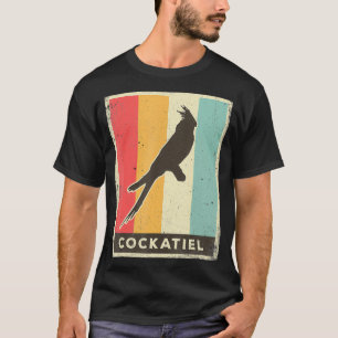Cockatil Lover Vintag Retro Poster Tier T-Shirt