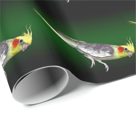 Cockatil Wrapping Paper Geschenkpapier (Rolleneckpunkt)