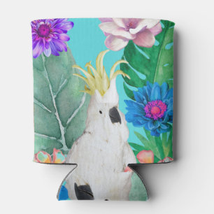 Cockatobird Blume Australien Blue Dosenkühler