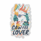 Cockatoffee Lover Aufkleber (Vorderseite)