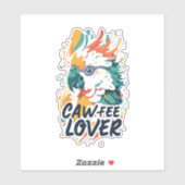 Cockatoffee Lover Aufkleber (Blatt)