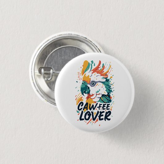Cockatoffee Lover Button (Vorne & Hinten)