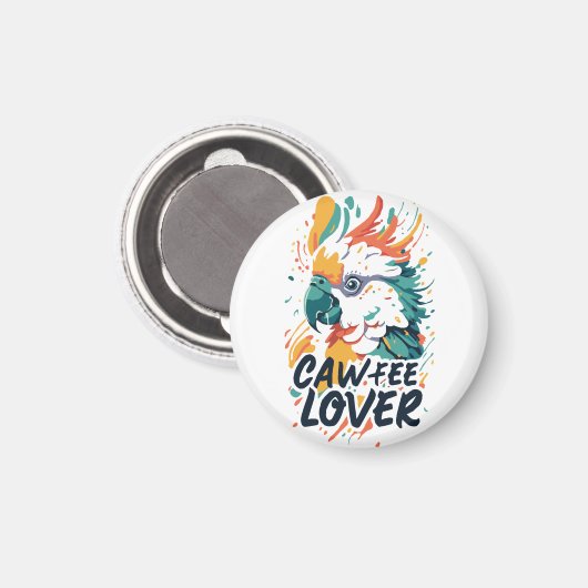 Cockatoffee Lover Magnet (Vorderseite/Rückseite)