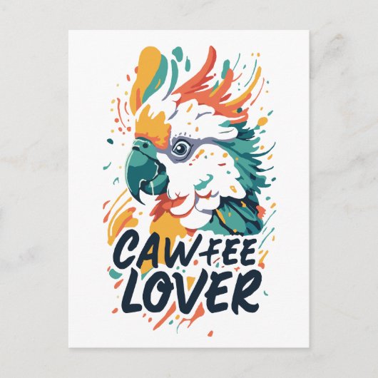 Cockatoffee Lover Postkarte (Vorderseite)