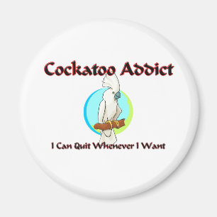 Cockatoo Addict Magnet