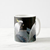 Cockatoo am Frühstück Kaffeetasse (VorderseiteRechts)