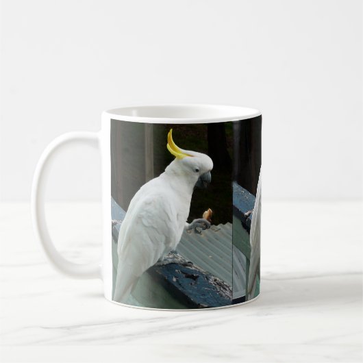 Cockatoo am Frühstück Kaffeetasse (Links)