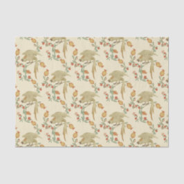 Cockatoo and Pomegranate Pattern Seidenpapier