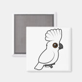 Cockatoo (aufgewachsen) magnet (Vorderseite/Rückseite)