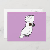 Cockatoo (aufgewachsen) postkarte (Vorne/Hinten)