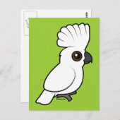 Cockatoo (aufgewachsen) postkarte (Vorne/Hinten)