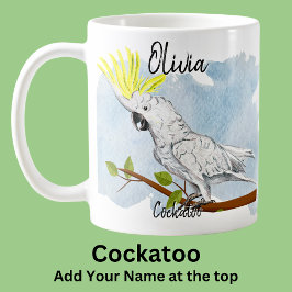 Cockatoo Australian Native Bird Animal hinzufügen Kaffeetasse