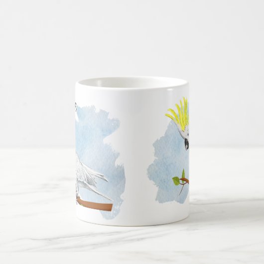 Cockatoo Australian Native Bird Animal hinzufügen Kaffeetasse (Mittel)