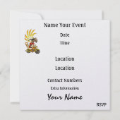 Cockatoo Biker - SRF Einladung (Rückseite)