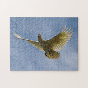 Cockatoo Bird Parrot Animal Fly Sky, 252 Stück Puzzle