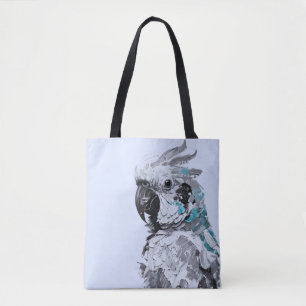 Cockatoo Blue Tote Bag Tasche