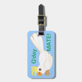 Cockatoo Gday Mate! Gepäckanhänger (Vorderseite vertikal)
