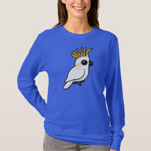 Cockatoo Gelb-mit Haube (Wappen oben) T-Shirt