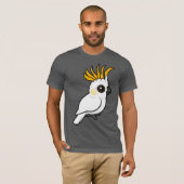 Cockatoo Gelb-mit Haube (Wappen oben) T-Shirt (Vorne ganz)