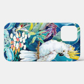 Cockatoo Hummingbird Tropical Print Case-Mate iPhone Hülle (Rückseite (Horizontal))