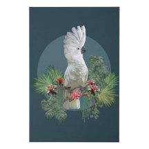 Cockatoo-Imitate mit überzogenen Canvas drucken