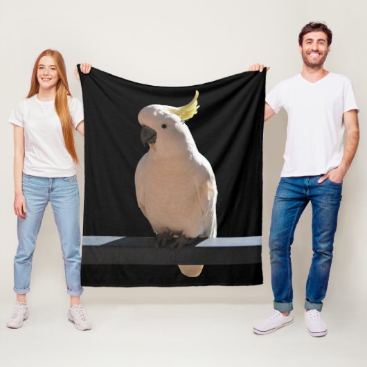 Cockatoo in den Sundial Apartments Fleece Blanket (Beispiel)