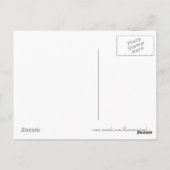 Cockatoo Lachs-mit Haube Postkarte (Rückseite)