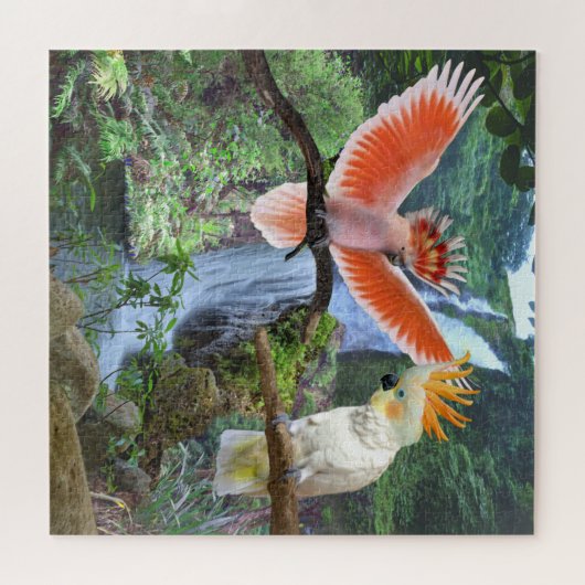 COCKATOO PARROS IN PARADISCH PUZZLE (Horizontal)