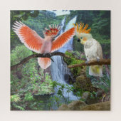 COCKATOO PARROS IN PARADISCH PUZZLE (Vertikal)