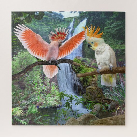COCKATOO PARROS IN PARADISCH PUZZLE (Vertikal)