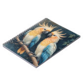 Cockatoo Parrot Couple Notizblock (Linke Seite)