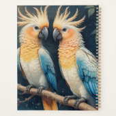 Cockatoo Parrot Couple Planer (Rückseite)