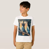 Cockatoo Parrot Couple T-Shirt (Vorne ganz)