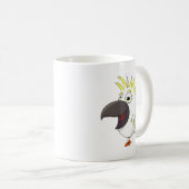 Cockatoo-Parrot-Tasse Kaffeetasse (VorderseiteRechts)