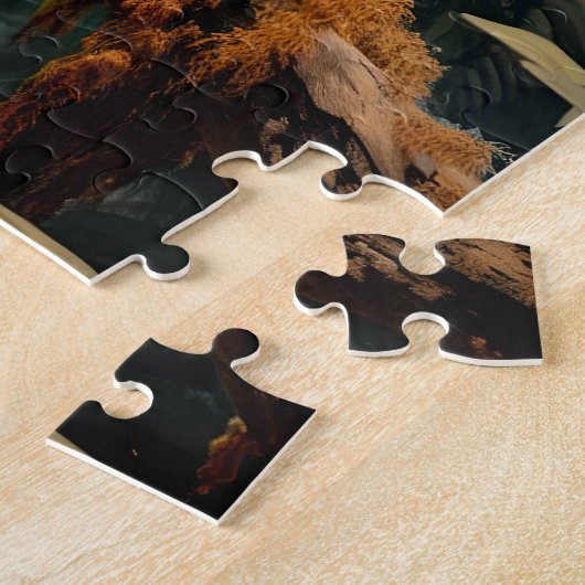 Cockatoo Portrait Vintag Puzzle (Seite)