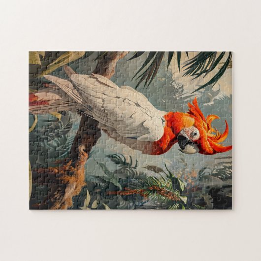 Cockatoo Portrait Vintag Puzzle (Horizontal)