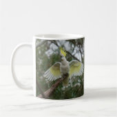 Cockatoo Spreading Wings Bird Australien Kaffeetasse (Links)