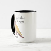Cockatoo-Tasse personalisiert Tasse (Vorderseite Links)