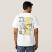 Cockatoo tropisches Toile T-Shirt (Schwarz voll)