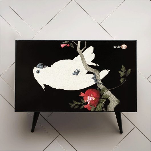 Cockatoo und Pomegranat von Ohara Shōson Seidenpapier