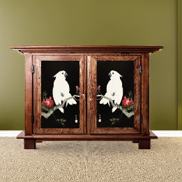 Cockatoo und Pomegranat von Ohara Shōson Seidenpapier