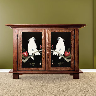 Cockatoo und Pomegranat von Ohara Shōson Seidenpapier