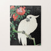 Cockatoo und Pomegranate - Ohara Koson - Puzzle (Vertikal)