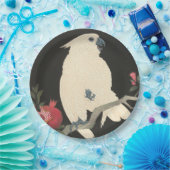 Cockatoo-Vintager japanischer feiner Pappteller (Party)