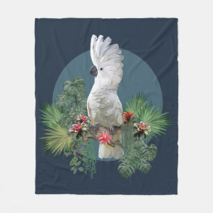 Cockatoo-Vogel fesseln Fleecedecke