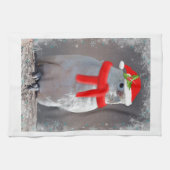 Cockatoo Weihnachtsküche Handtuch (Horizontal)