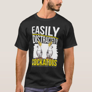 Cockatoo-Zitat-Papagei leicht von Cockato abgelenk T-Shirt