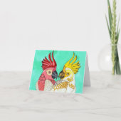 Cockatoos! Karte (Vorderseite)