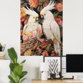 Cockatoos-Paar Poster (Heimbüro)