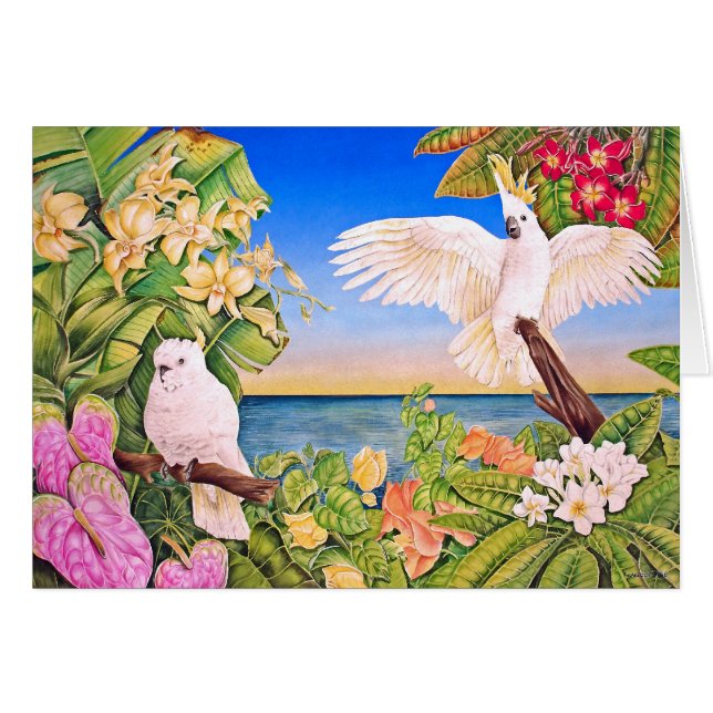 Cockatoos Sulfer-mit Haube (Vorderseite (Horizontal))